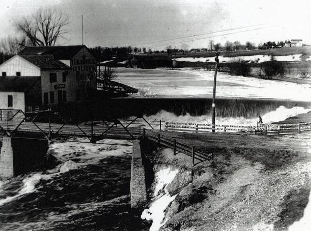 The Horlick Dam, also known as "Ye Old Mill"